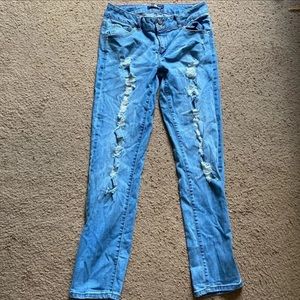 Light wash fashion nova jeans